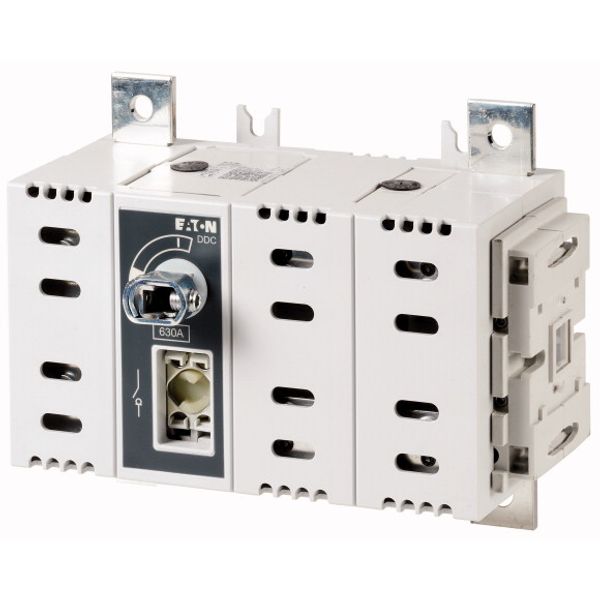 DDC-250/2-SK DC switch disconnector, 250 A, 2 pole, 2 N/O, 2 N/C, Without rotary handle and drive shaft, rear mounting image 1