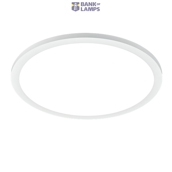 Tiberius LED ceiling lamp 40 cm white image 1