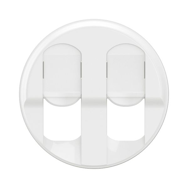 DOUBLE RJ45 SOCKET ROCKER WHITE image 4