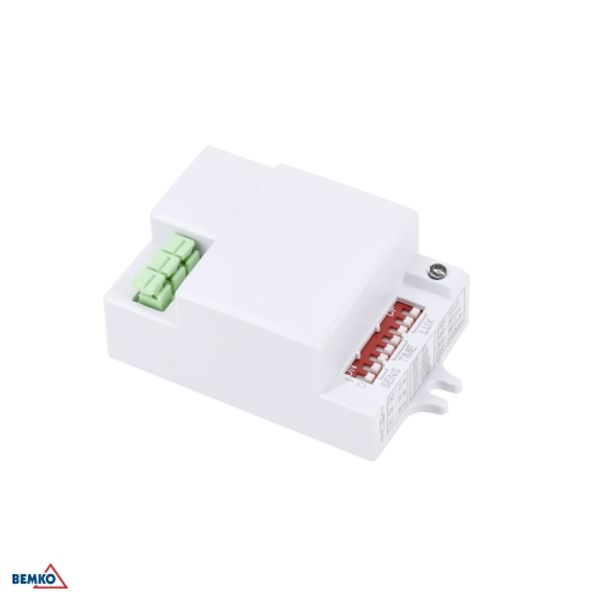 MICROWAVE SENSOR WHITE 500W 360* IP20 DIP-SWITCH image 1