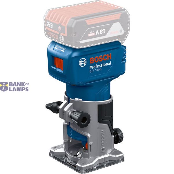 GLF 18V-8 (Carton, 8mm collet, Parallel guide, 2x Vac adaptors, Flush trim roller guide,   Wrench image 2