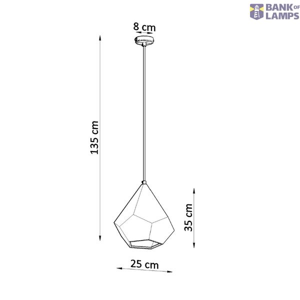 Pendant ceramic PAVLUS 1X60W image 4
