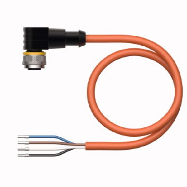 Actuator and Sensor Cable, PUR Connection Cable   WKC4.4T-1/TXO3700 image 1