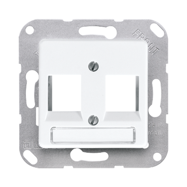 Centre plate for modular jack sockets 169-2NWEWW image 3