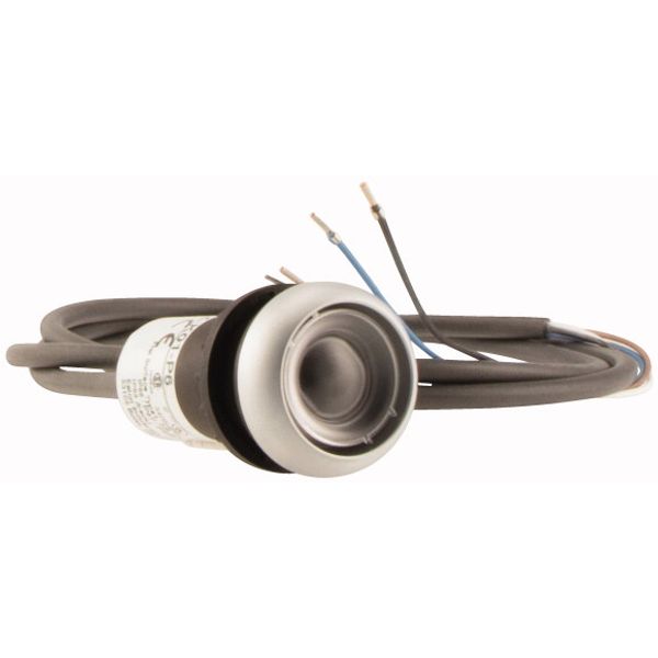 C22-DR-X-K01-P62 Pushbutton, classic, flat, maintained, 1 N/C, cable (black) with non-terminated end, 4 pole, 1 m image 4