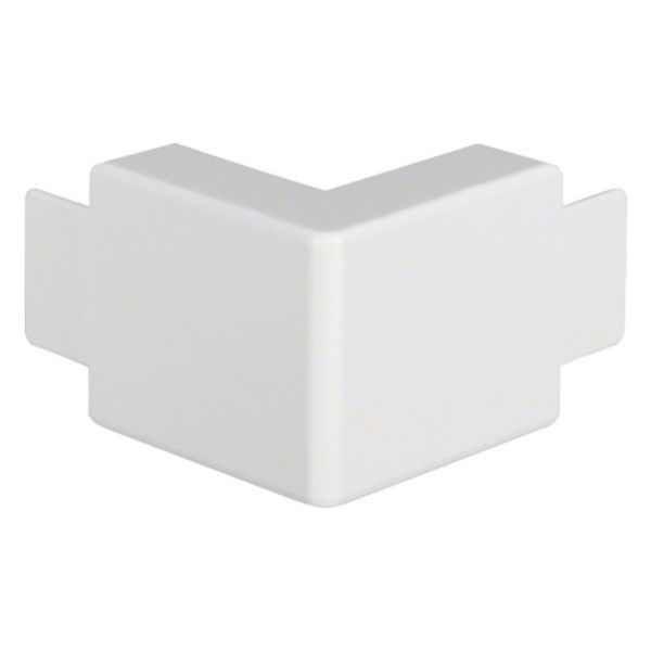 Outer corner halogen-free for cable routing LF 18x45mm traffic white image 1