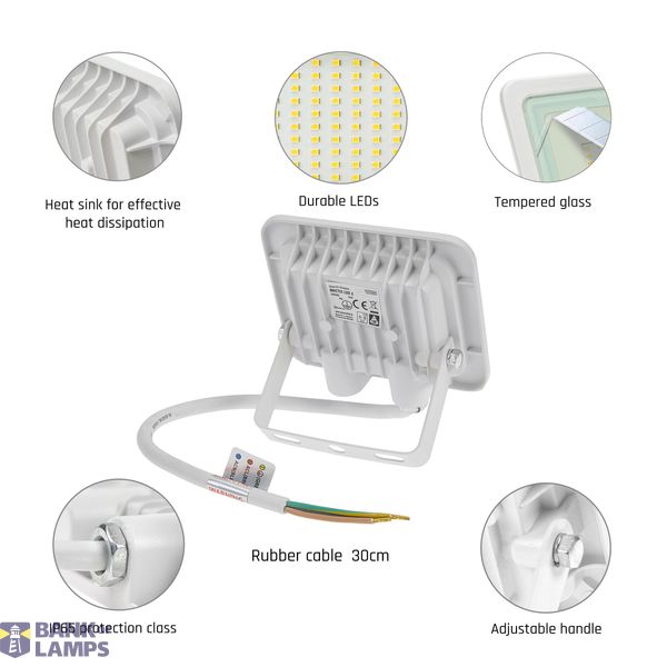 NOCTIS LUX 2 SMD 230V 10W IP65 WW white image 7