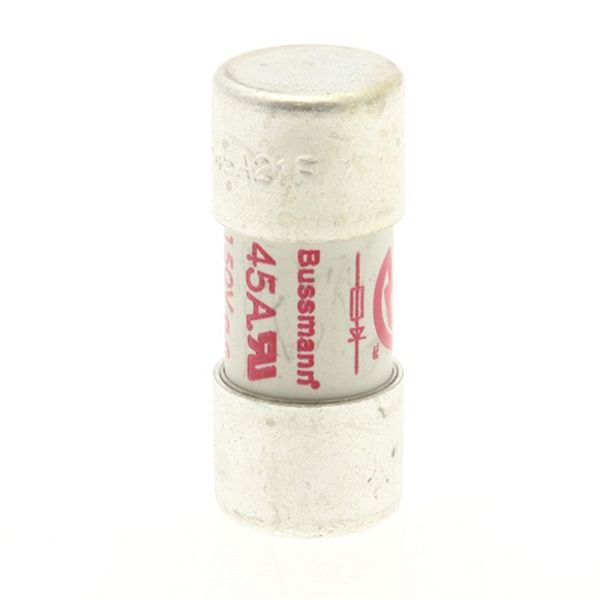 Fuse-link, high speed, 45 A, AC 150 V, DC 150 V, 21 x 51 mm, aR, UL image 2