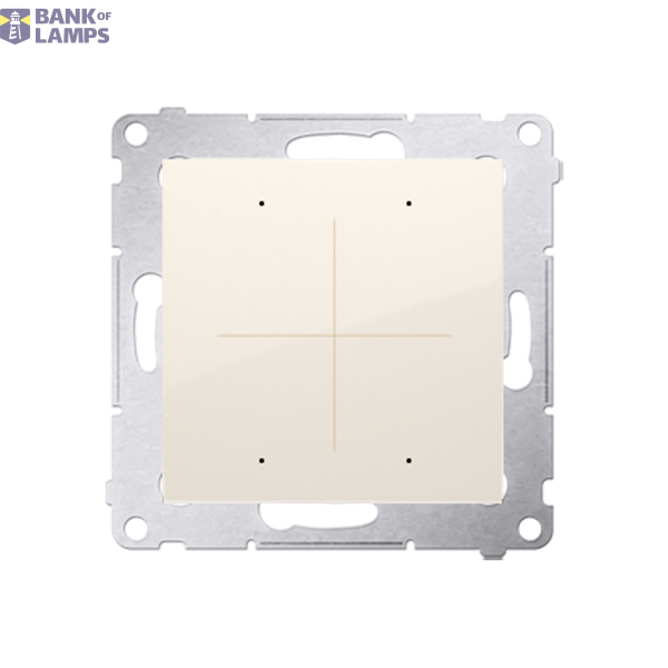 Battery-powered transmitter that directly controls other Simon GO devices, [Wi-Fi] - CONTROL B, 3V, (module), cream white/electro white image 1