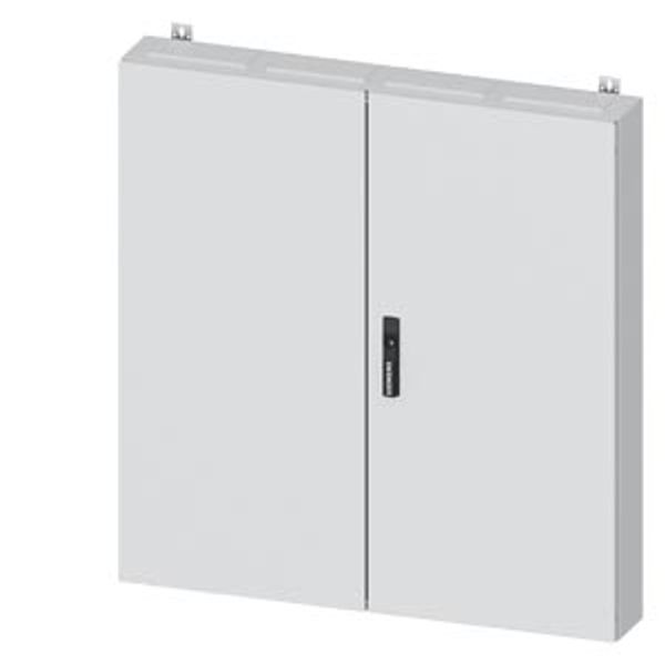 ALPHA 160, wall-mounted cabinet, Surface mounting, with distribution board panel, IP44, Protection class 2, H: image 1
