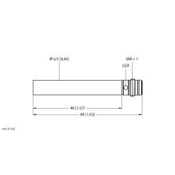 Inductive Sensor With Increased Switching Distance   BI2-EH6.5-AP6X-V1131 image 1