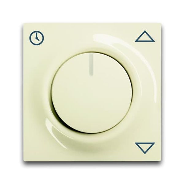 Busch-Timer®, Control elements impuls, Cover plate for Comfort Blind insert, ivory image 2
