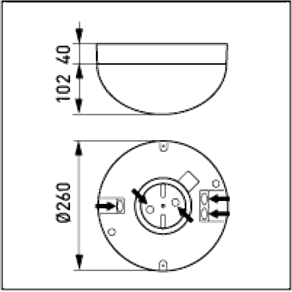 Universal luminaire AVR4 IP44 LED10W/840 PCO image 2