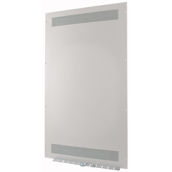 XTSZFFPV31-W1100 Front plate (section high), ventilated, W=1100mm, IP31, grey image 1