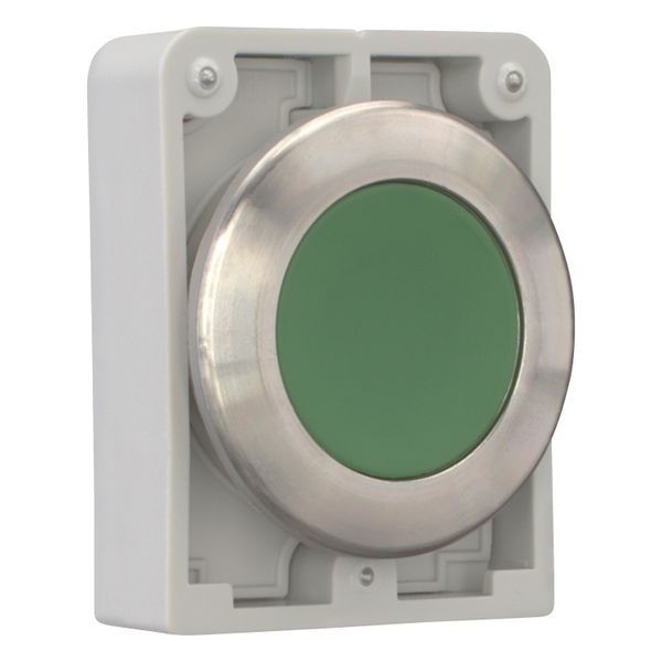 M30I-FDR-G Pushbutton, RMQ-Titan, flat, maintained, green, blank, Front ring stainless steel image 7