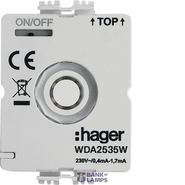 230 V LED module for rotary switch with N image 1