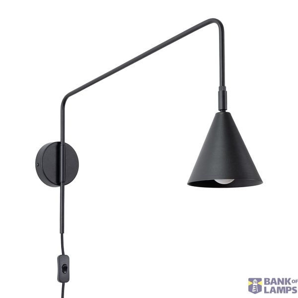 Wall lamp NOX black image 1