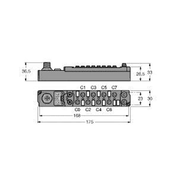 piconet Coupling Module for CANopen 8 Digital Outputs 0.5 A   SCOL-0008D-5006 image 1