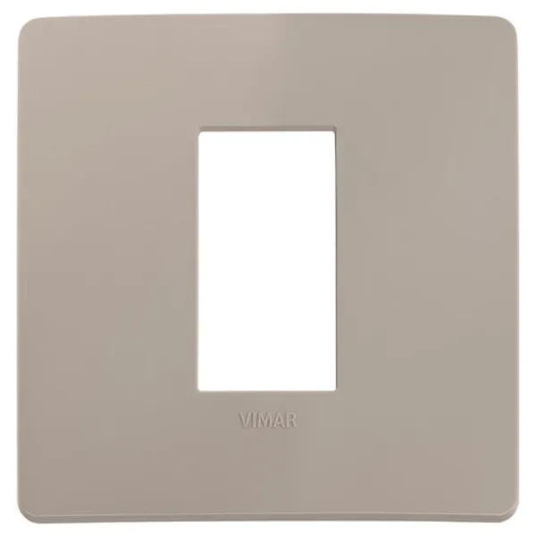 Plana Up 1M cover plate, matt dove grey image 1