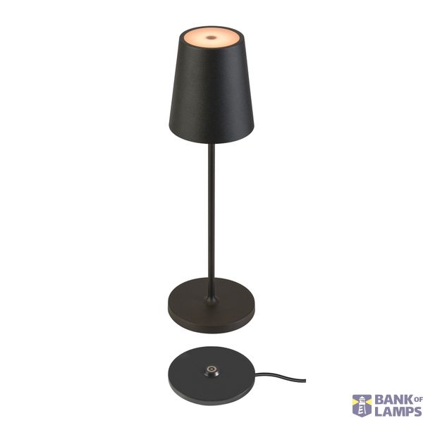 VINOLINA TWO, table lamp, battery-powered, IP65, 2200/2700/3000K, TOUCH, black image 3