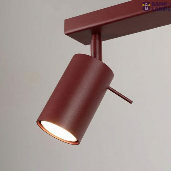 Ceiling lamp RING 6L burgundy image 6