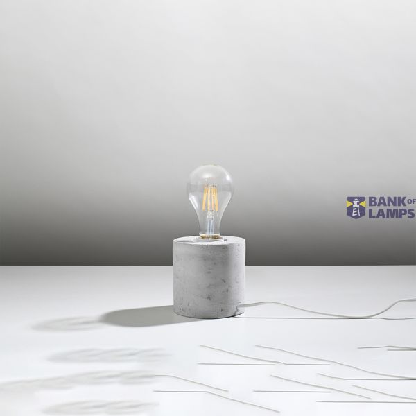 DESK LAMP SALGADO CONCRETE E27 1X60W IP20 image 3