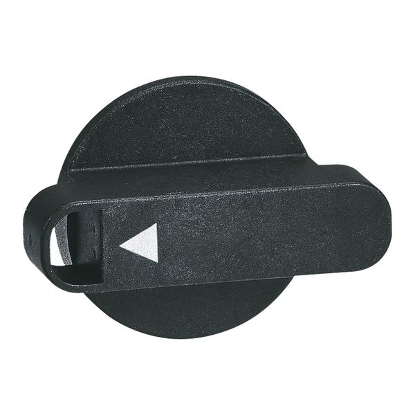 Standard front rotary direct control (black) for DSX intersection size 1 and 2 for rail installation image 1