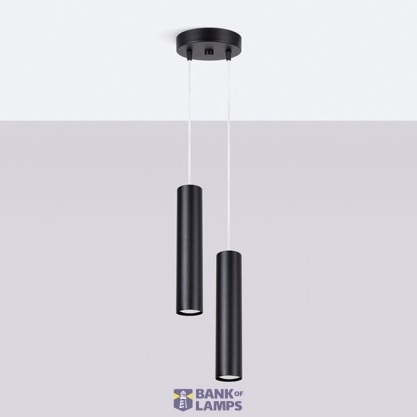 Pendant lamp LAGOS 2P black image 9