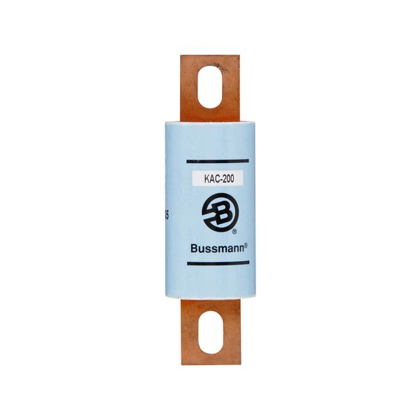Eaton Bussmann series Tron KAC high speed fuse, 175A, 200 kAIC, Non Indicating, High speed fuse, Blade end X blade end, Stud image 1