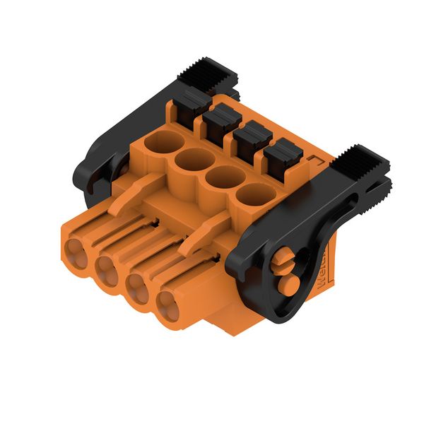 PCB plug-in connector, female plug, 5.00 mm, Number of poles: 4, 90°, PUSH IN with actuator, Clamping range, max. : 3.31 mm², Box image 2
