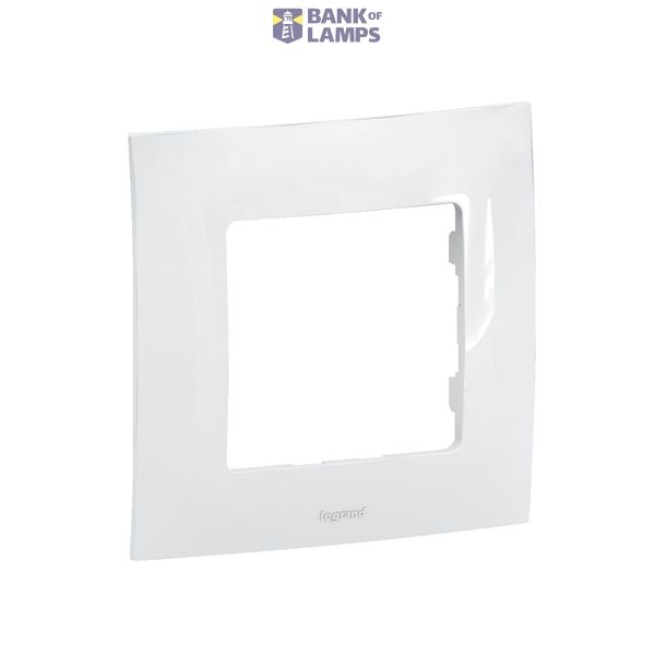 Plate Niloe 1-Gang IP44 White Flush Mounted image 1