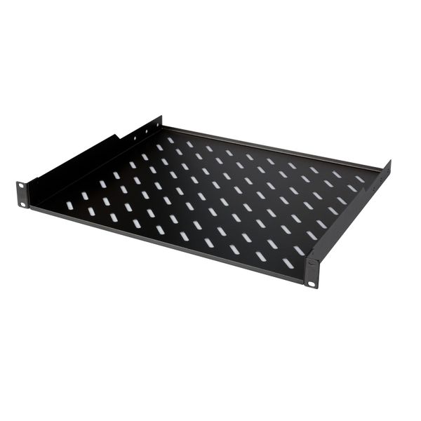 19" Shelf Fix, 1U, up to 30kg Load, D=400mm, Low Profile image 1