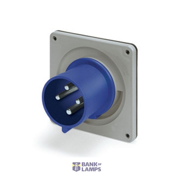 INLET 32A 2P 3W IP44 6h image 3