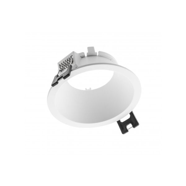 Spot luminaire housing KERLA, IP20, PC, round, Ø85x36 mm, white image 1