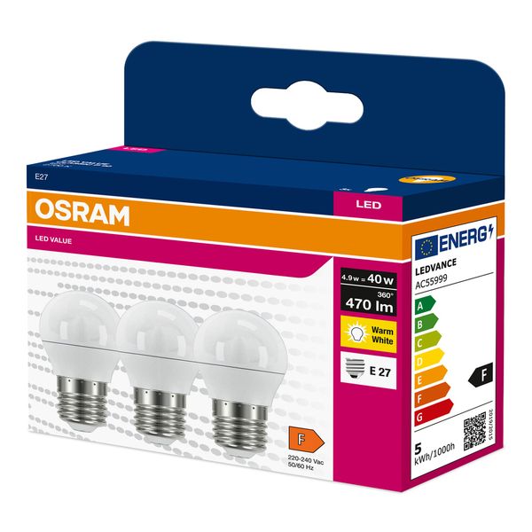 VALUECLP40 4,9W/827 230VFR E27 FS3 OSRAM image 1