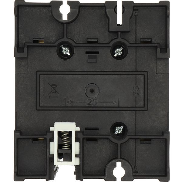 P3-100/V/SVB-SW Main switch, P3, 100 A, rear mounting, 3 pole, STOP function, With black rotary handle and locking ring, Lockable in the 0 (Off) position image 14