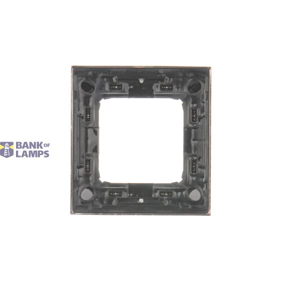 IP44 single socket outlet with frame seal - transparent flap, 16A, cream white/electro white image 1