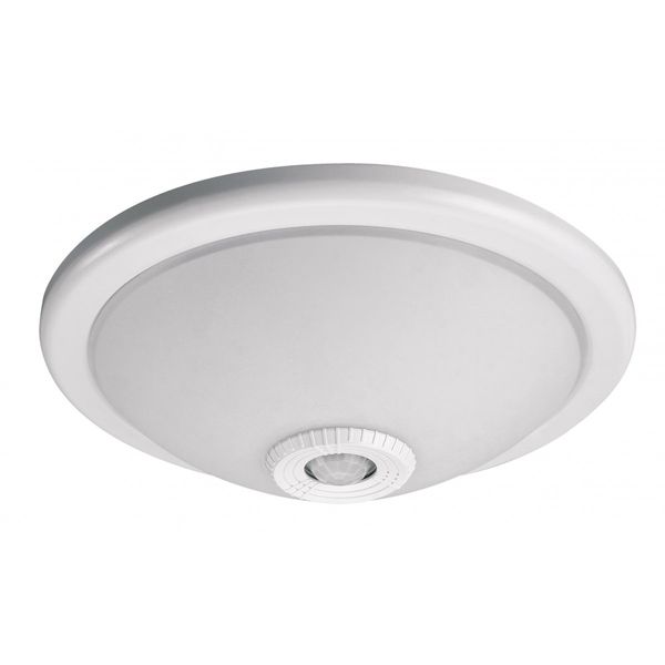 Luminaire VIZELA with motion sensor, for E27 lamps, 2xE27 max. 40 W, AC220-240V, translucent diffuser, IP20, 360⁰ image 1