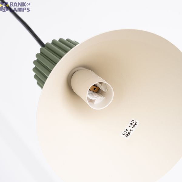 Pendant lamp ESTRIA 1 beige/olive green image 4