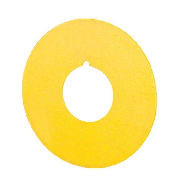 Yellow legend plate Ø 60, blank image 1