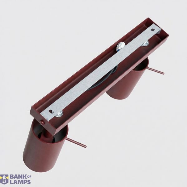 Ceiling lamp RING 2 burgundy image 12