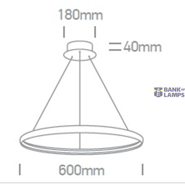 CHROME LED 19W WW IP20 230V image 2
