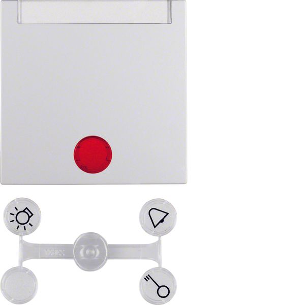 Rocker, lab. field, lens, S.1/B.3/B.7, p. white, matt, plastic image 1