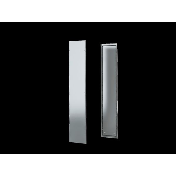 TS SIDE WALLS PAIR RAL 7035 1800x400mm image 2