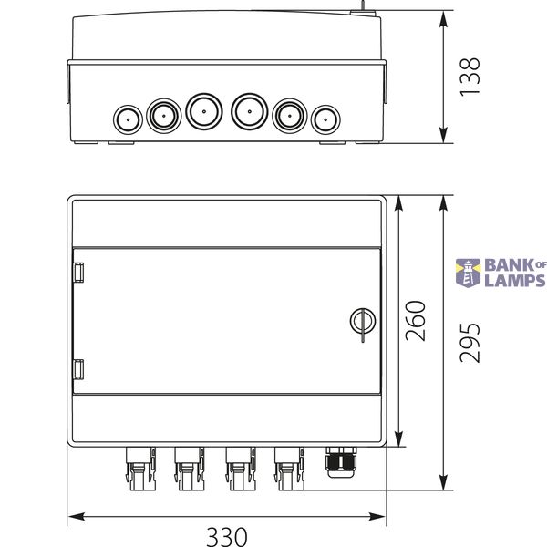 Photovoltaic distribution board RH-12 PVx2 image 2