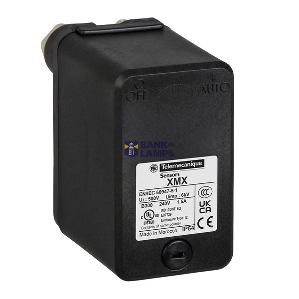 PRESSURE SWITCH XMP 12B IP65 ADJUSTABLE SCALE 2 THRESHOLDS 2 NC (CT à  image 7