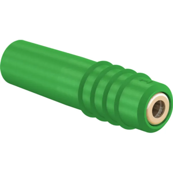 1 mm jack, solder connection, 0.25 mm², green, 22.2603-25 image 1