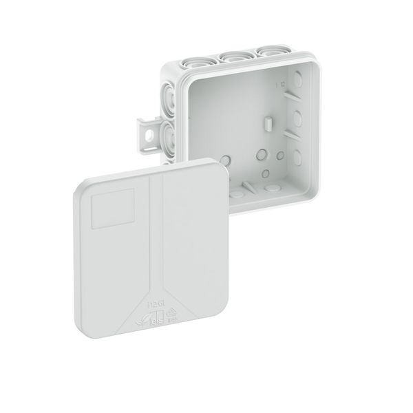 Junction box, sustainable, Type of protection IP55, max. 2,5², Impact strength IK07, Protection class II, Un 400V DC, VDE, Halogen free image 1