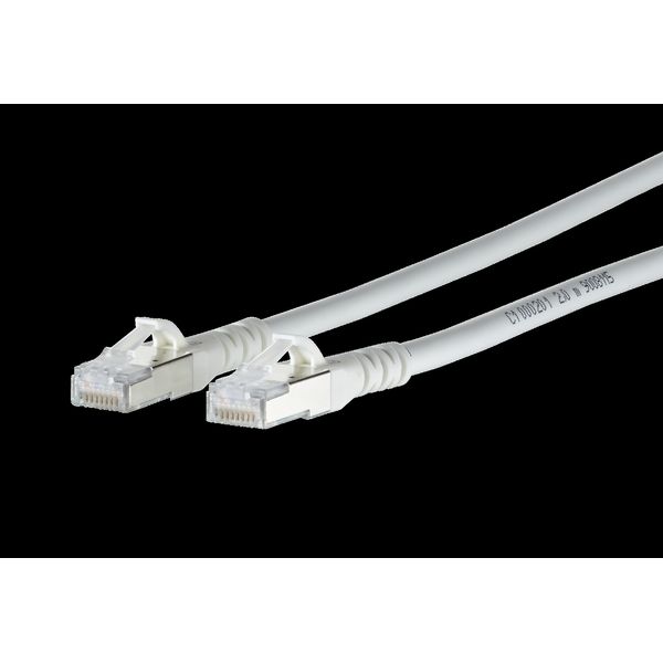 Patch cord Cat.6A AWG 26 7.5 m white image 1