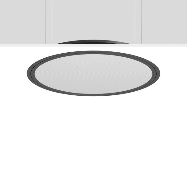 TRIONA round, 31 W, 3750 lm, 830, anthracite, DALI Recessed ceiling lu image 2